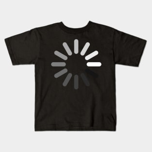 Loading Icon (Negative) Kids T-Shirt